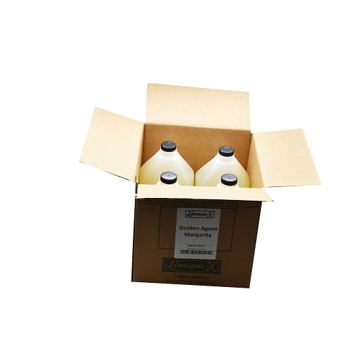 Lemon-X AGAVE MARGARITA cocktail mixer, 4 x 1 GA Case - GS1 open-case image