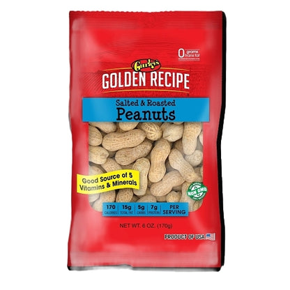 Gurley's Foods Peanuts Jumbo Salted in Shell, 12 x 6 oz Case - Snacks