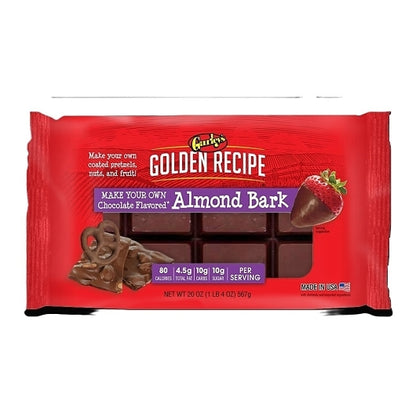 Gurleys Gurleys Alm Chocolate Almond Bark, 12 x 20 oz Case - Candy & Confections