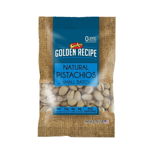 Golden Recipe Natural Pistachios, 8 x 2.25 oz Case - Nuts & Seeds