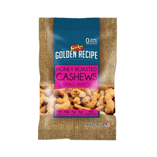 Golden Recipe Honey Roasted Cashews, 8 x 2.75 oz Case - Nuts & Seeds