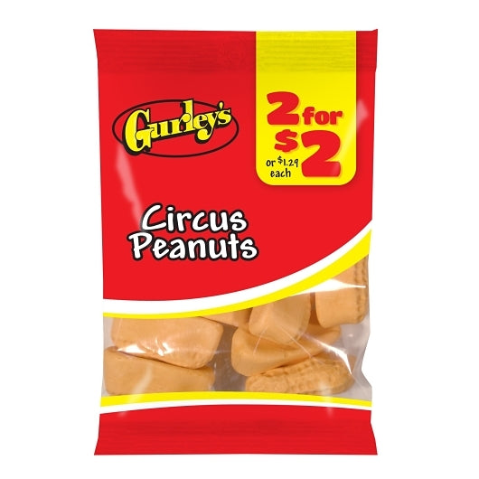 Gurley's 2 for $2 Circus Peanuts, 12 x 1.75 oz Case - Baking Needs