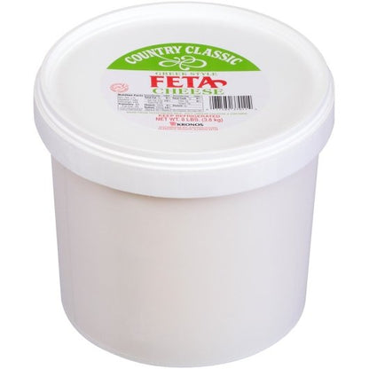 Krono Country Classic Gluten-Free Non-GMO Country Classic Feta Cheese, 2 x 8 lb Case - DOT product image 4