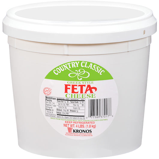 Krono Country Classic Feta Cheese, 2 x 4 lb Case - DOT product image 3