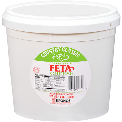 Krono Country Classic Feta Cheese, 2 x 4 lb Case - DOT product image 3
