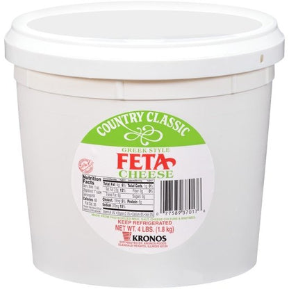 Krono Country Classic Feta Cheese, 2 x 4 lb Case - DOT product image 4