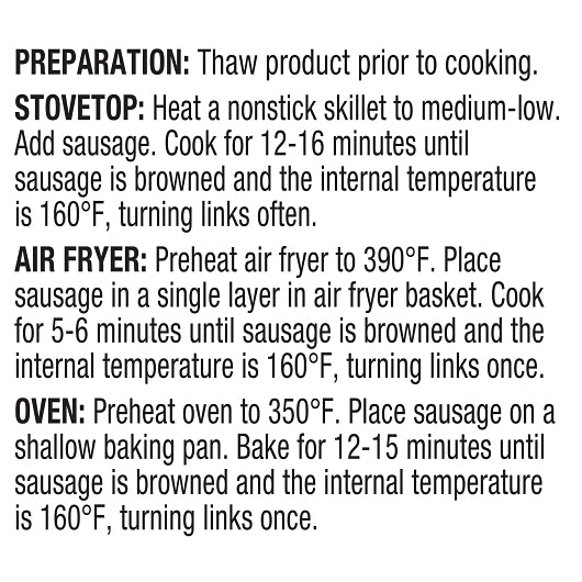 Johnsonville Sausage Original Sausage Breakfast Links, 12 x 12 oz Case - DOT product image 6