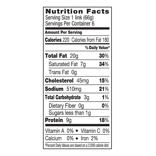 Johnsonville Stadium Style Fully Cooked Stadium Brat, 10 x 14 oz Case - DOT product image 8
