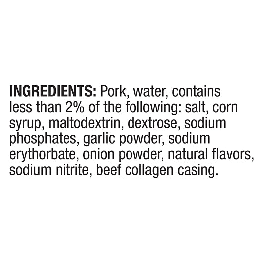 Johnsonville Smoked Sausage Fully Cooked Smoked Pork Rope Sausage, 10 x 13.5 oz Case - DOT product image 4