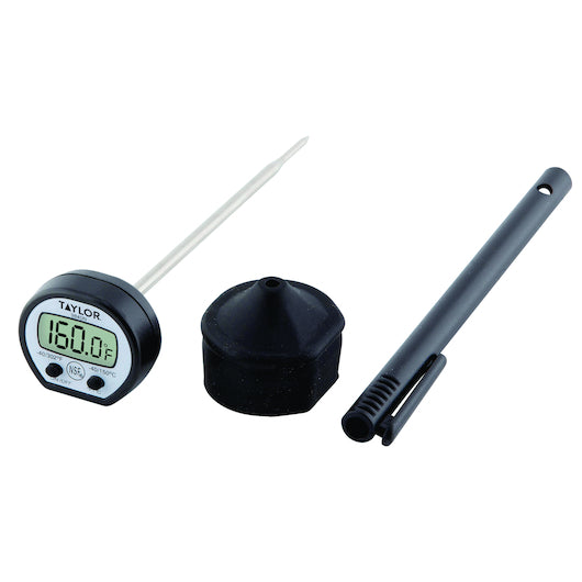 Taylor Digital Thermometer With Rubber Boot For Impact Resistance, 1 x 1 each Case - Kitchen Smallware