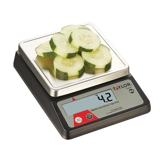 Taylor 2 Pound X .01 Ounce Digital Portion Control Scale, 1 x 1 each Case - Measuring Scales