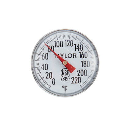 Taylor 1 Inch Standard Grade Dial Instant Read Thermometer/Glo Thermometer, 1 x 1 each Case - DOT product image 4