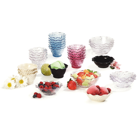 Carlisle Foodservice 5 Ounce Tulip Plastic Berry Dessert Dish, 1 x 24 each Case - DOT product image 6
