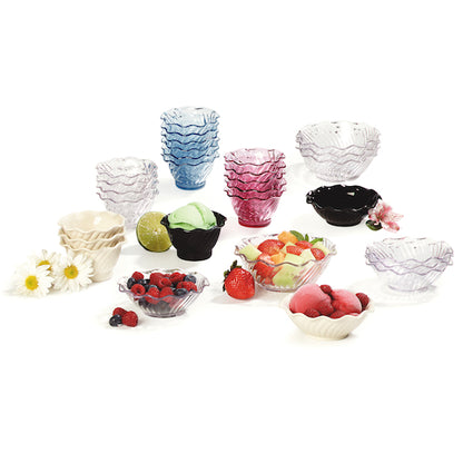 Carlisle Foodservice 5 Ounce Tulip Plastic Berry Dessert Dish, 1 x 24 each Case - DOT product image 6