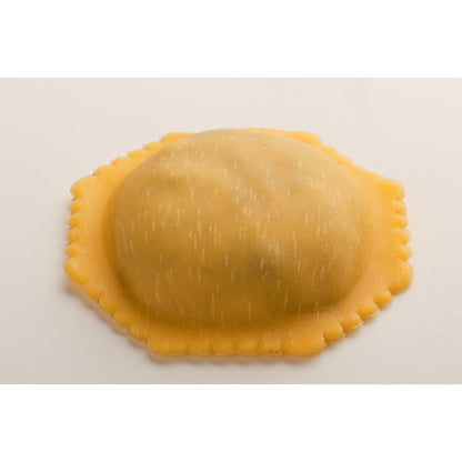 Louisa Foods 2.5 Inch Lobster Shrimp & Scallop Ravioli Pasta, 1 x 6 lb Case - Frozen Meat & Seafood
