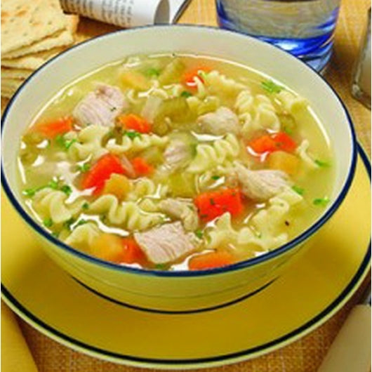 Blount Reduced Sodium Chicken Noodle Soup, 4 x 4 lb Case - Prepared Foods