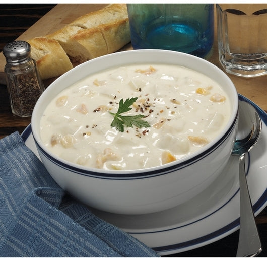 Blount New England Extreme Clam Chowder, 4 x 4 lb Case - Prepared Foods