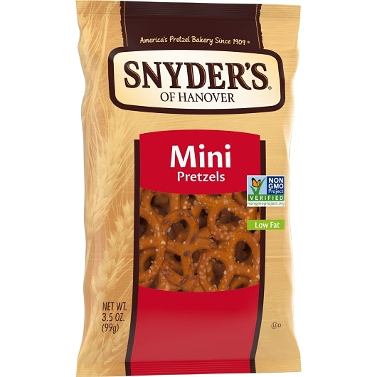 Snyders Mini Pretzel Mini Pretzels, 8 x 3.5 oz Case - DOT product image 3