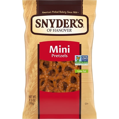 Snyders Mini Pretzel Mini Pretzels, 8 x 3.5 oz Case - DOT product image 2