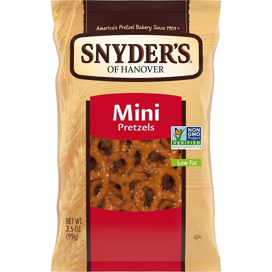 Snyders Mini Pretzel Mini Pretzels, 8 x 3.5 oz Case - DOT product image 2