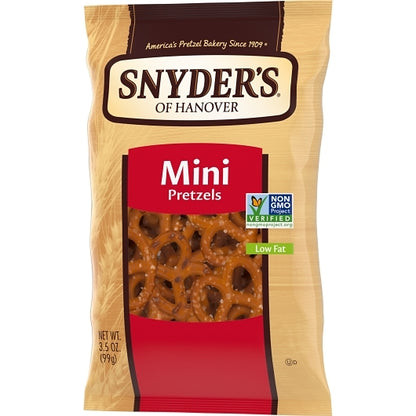 Snyders Mini Pretzel Mini Pretzels, 8 x 3.5 oz Case - DOT product image 5