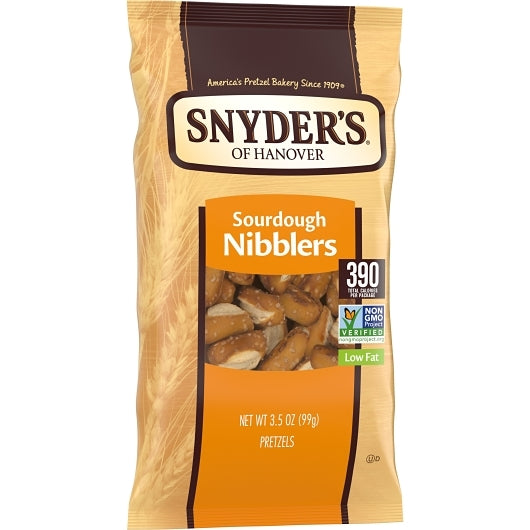Snyder's Of Hanover Kosher, Regular, Nibbler Pretzel, 8 x 3.5 oz Case - DOT product image 3