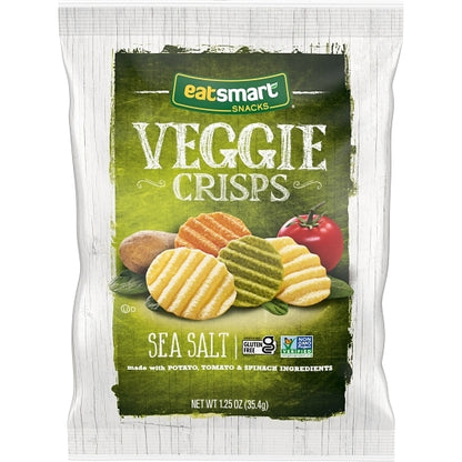 Eatsmart Snacks Veggie Crisp, 8 x 1.25 oz Case - Snacks
