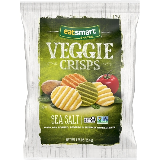 Eatsmart Snacks Veggie Crisp, 8 x 1.25 oz Case - Snacks