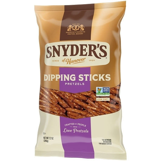 Snyders of Hanover Pretzel Dipping Sticks, 12 x 12 oz Case - DOT product image 5