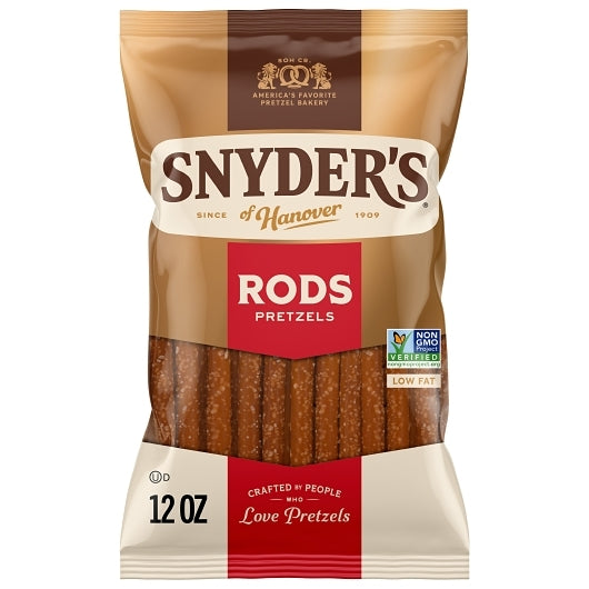 Snyder's Of Hanover Pretzel Rods, 12 x 12 oz Case - DOT product image 3