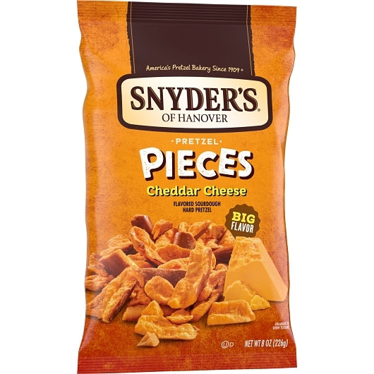 Snyder's Of Hanover Cheddar Cheese Pretzel Pieces, 6 x 8 oz Case - DOT product image 3