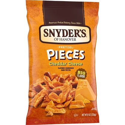 Snyder's Of Hanover Cheddar Cheese Pretzel Pieces, 6 x 8 oz Case - DOT product image 3
