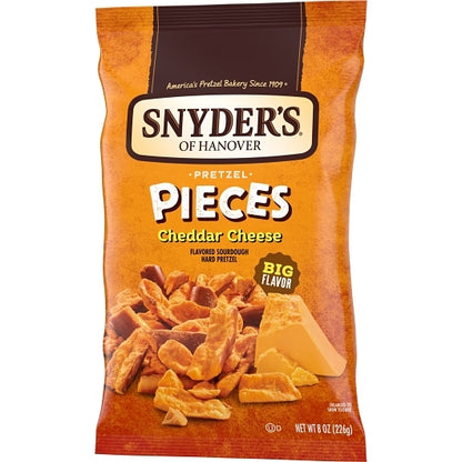 Snyder's Of Hanover Cheddar Cheese Pretzel Pieces, 6 x 8 oz Case - DOT product image 5