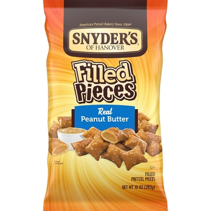 Snyder's Of Hanover Peanut Butter Filled Pretzel Pieces, 12 x 10 oz Case - Snacks
