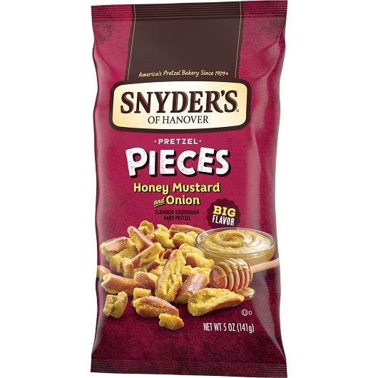 Snyder's Of Hanover Honey Mustard & Onion Pretzel Pieces, 8 x 5 oz Case - DOT product image 5