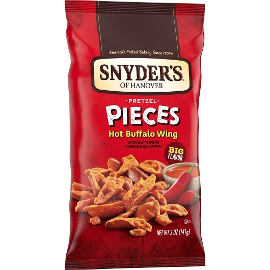 Snyder's Of Hanover Hot Buffalo Wing Pretzel Pieces, 8 x 5 oz Case - DOT product image 3