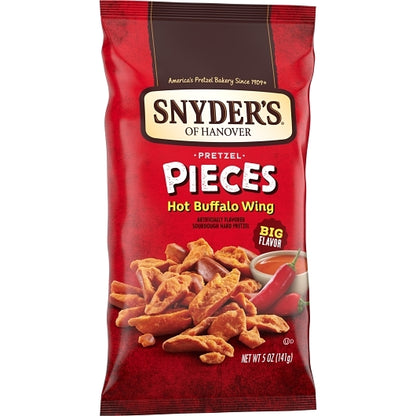 Snyder's Of Hanover Hot Buffalo Wing Pretzel Pieces, 8 x 5 oz Case - DOT product image 3