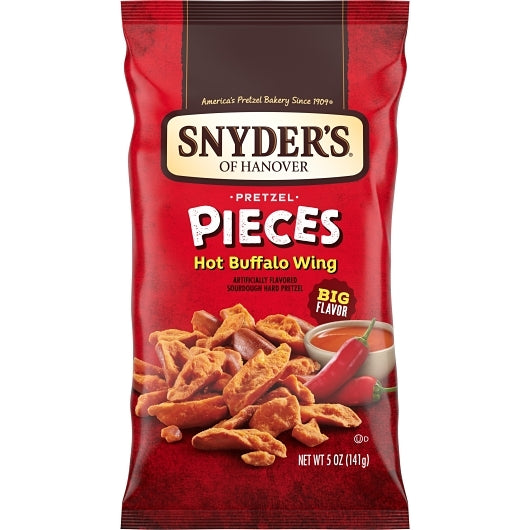 Snyder's Of Hanover Hot Buffalo Wing Pretzel Pieces, 8 x 5 oz Case - DOT product image 2