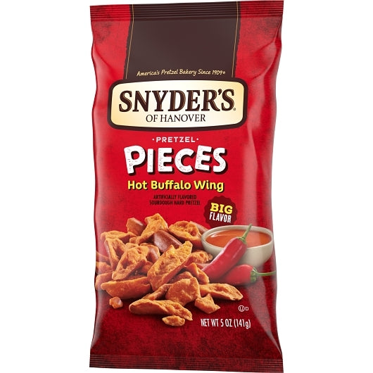 Snyder's Of Hanover Hot Buffalo Wing Pretzel Pieces, 8 x 5 oz Case - DOT product image 5