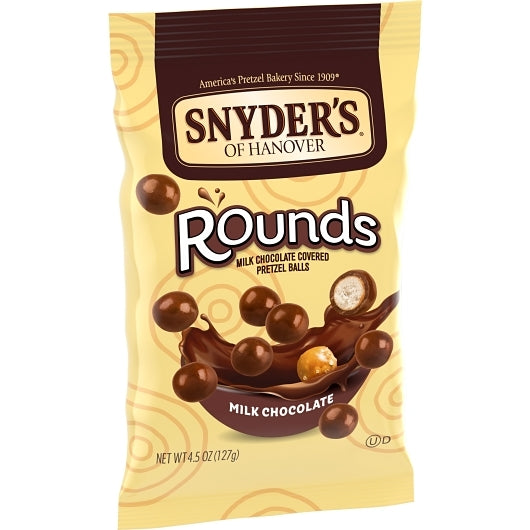 Snyder's Of Hanover PRETZEL MILK CHOCOLATE ROUND, 8 x 4.5 oz Case - DOT product image 3
