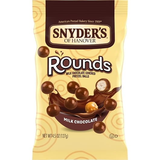 Snyder's Of Hanover PRETZEL MILK CHOCOLATE ROUND, 8 x 4.5 oz Case - DOT product image 2