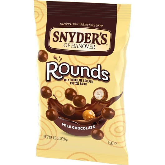 Snyder's Of Hanover PRETZEL MILK CHOCOLATE ROUND, 8 x 4.5 oz Case - DOT product image 5