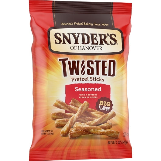 Snyder's Of Hanover Pretzel Seasoned Twist, 8 x 5 oz Case - DOT product image 3