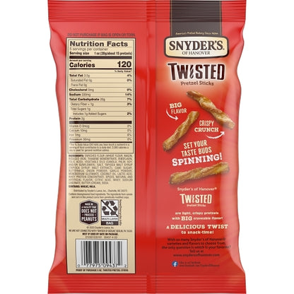 Snyder's Of Hanover Pretzel Seasoned Twist, 8 x 5 oz Case - DOT product image 8