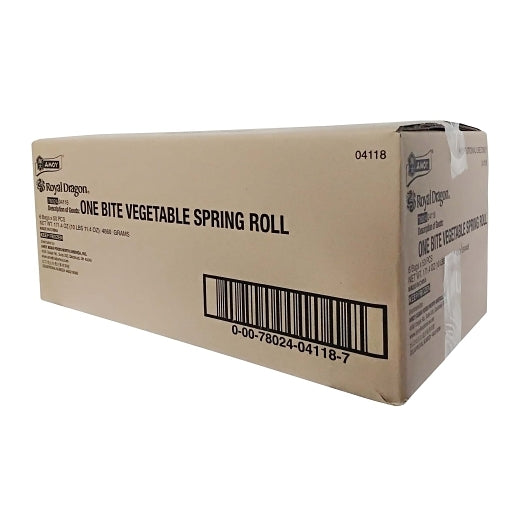 Amoy Royal Dragon MINI VEGETABLE SPRING ROLL, 300 x 0.5 oz Case - DOT product image 6