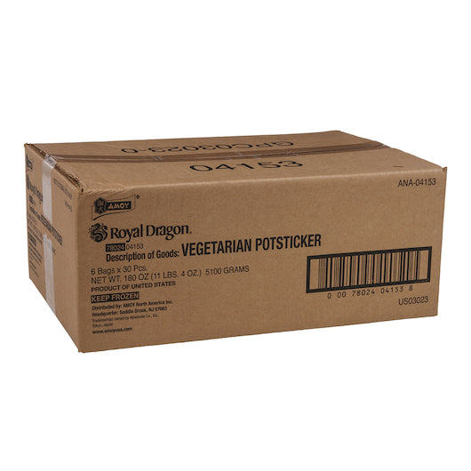Amoy Fully Cooked Vegetable Potstickers, 180 x 1 oz Case - DOT product image 3