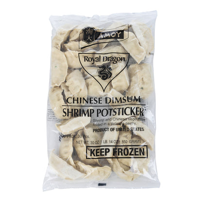 Amoy Shrimp Potsticker Shrimp Potstickers, 120 x 1 oz Case - Frozen Snacks & Appetizers