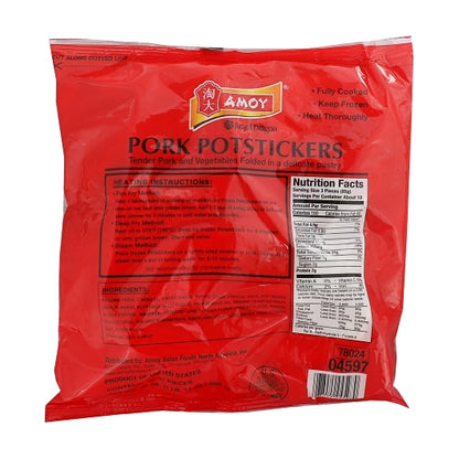 Amoy Spicy Pork Potsticker, 180 x 1 oz Case - Frozen Snacks & Appetizers