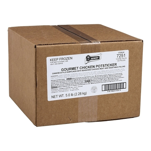 Ajinomoto Windsor Amoy Gourmet Chicken Potstickers, 120 x 0.67 oz Case - DOT product image 6