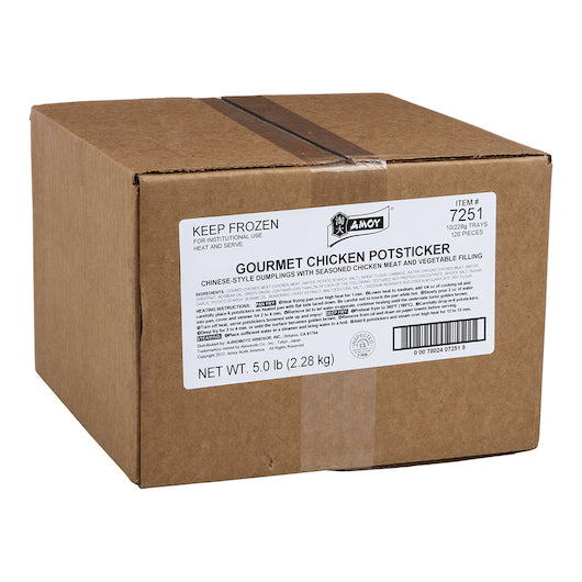 Ajinomoto Windsor Amoy Gourmet Chicken Potstickers, 120 x 0.67 oz Case - DOT product image 5